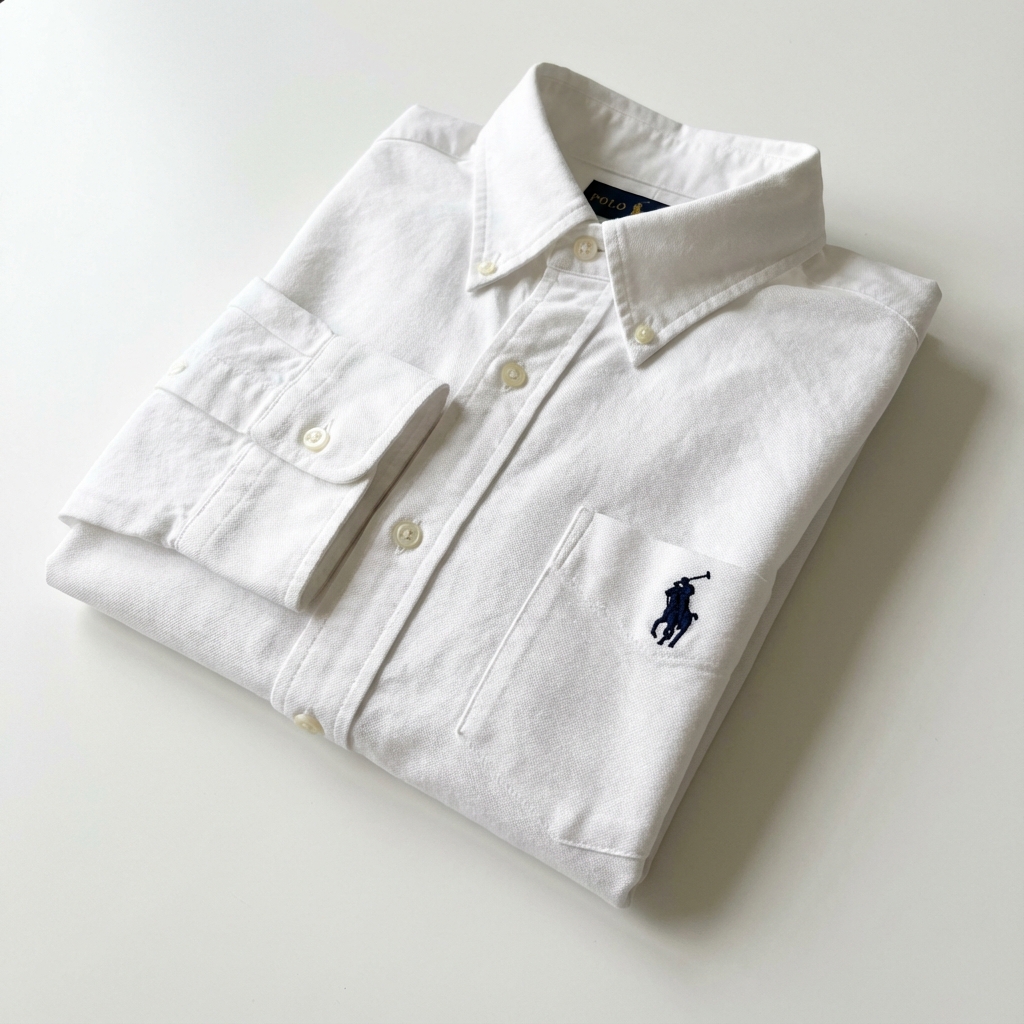 Camisa Oxford Blanca Ralph Lauren Classic - Ralph Lauren