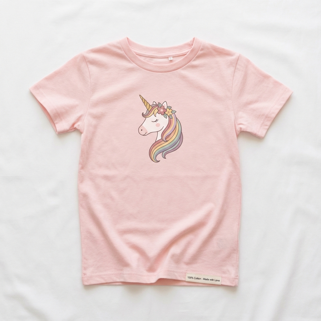 Camiseta Gráfica Unicornio Rosa - Carter's