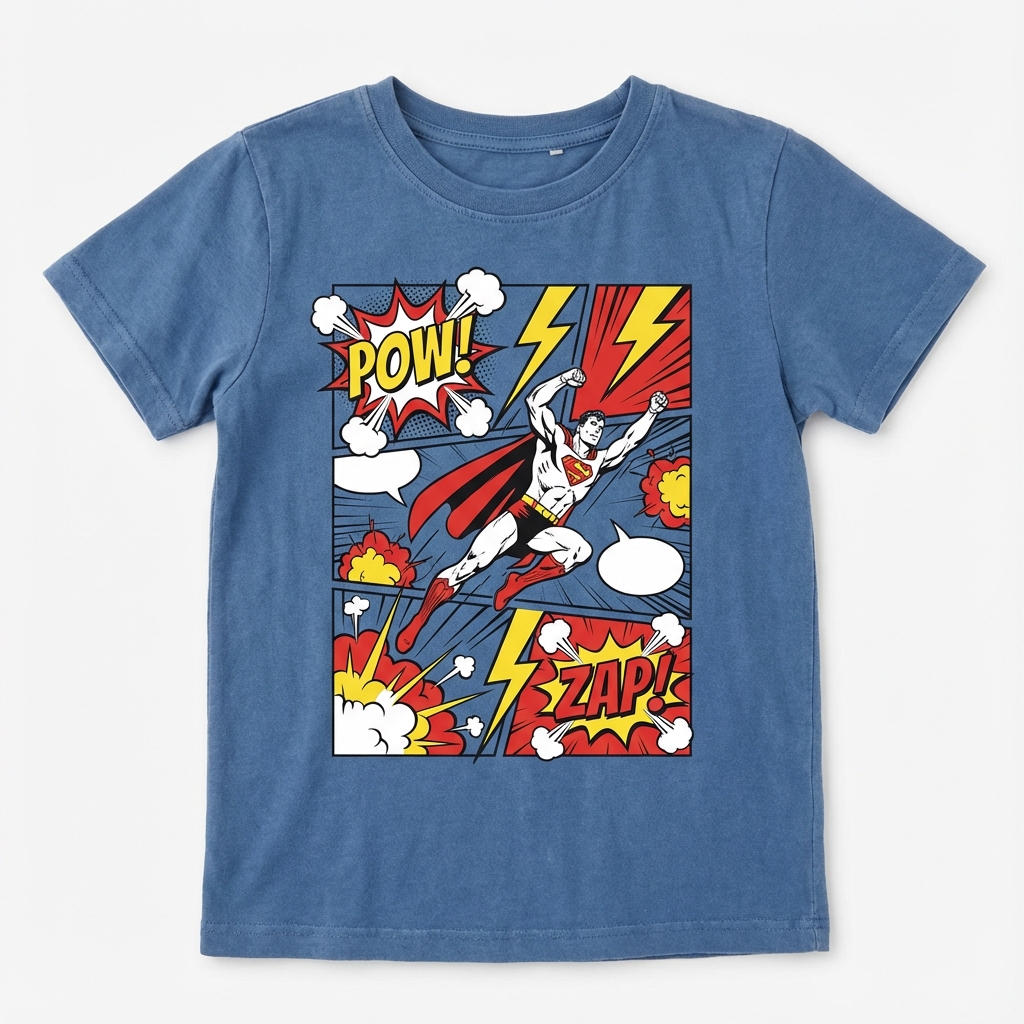 Camiseta Superhéroe Azul para Niño - Marvel en tienda