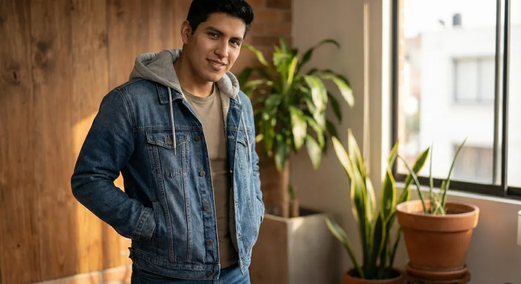 Chompa Jean Lavnis con Capucha para Hombre - Lavnis en tienda