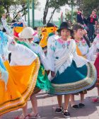 Desfile tradicional ecuatriano